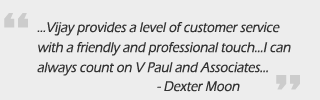 Testimonial for V Paul and Associates